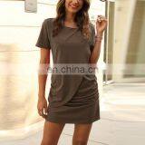 2020 Spring and Summer New Package Hip Skirt Explosion Models Women's Pleated Long Skirt Hot Dresses Factory Direct Sales thumbnail-5