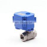 DC3-6V,DC12V,ACDC9-24V Motor Electric Valve Stainless Steel 304 With NSF61 for Water Leakage Detector thumbnail-7