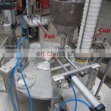 Shanghai Machinery Automatic Rotary Ice Cream Cup Filling and Sealing Sealer Machine thumbnail-3