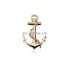 3d Metal Car Body Stickers Anchor Hooks Logo Insignia Boat Decorations Auto Decal Car Styling Accessories Exterior Stickers thumbnail-3