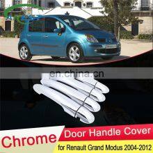 for Renault Grand Modus 2004 2005 2006 2007 2008 2009 2010 2011 2012 Chrome Door Handle Cover Exterior Car Stickers Accessories thumbnail-1