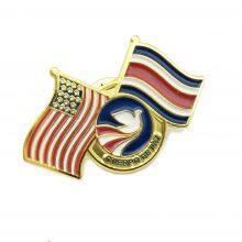Metal Emblem Custom Logo Badge Custom Enterprise Annual Meeting School Emblem Brooch Custom Commemorative Medal thumbnail-3