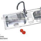 Kitchens Accessory Stainless Steel Double Bowl Cheap Hand Wash Sink Prices thumbnail-1