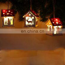 Eco Friendly Wholesale Luxury Best Selling Hanging Personalised Red Wood Christmas Decorations thumbnail-5