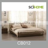 modern bedroom furniture yellow modern leather double bed