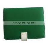 PU Green Note Book Card Holder Leather Note Card Holder thumbnail-1