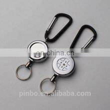 Rigid Metal Badge Reel With Alligator Clip With Carabiner thumbnail-2