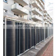 Rattan Balcony Screen Privacy Cover Mat PE 100 cm (Anthracite, Green, Brown, Beige) 1500g / m2 thumbnail-3