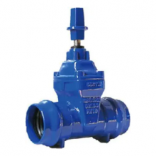 Ductile Iron Resilient Seated Gate Valve With Socket End for PVC Water Pipeline thumbnail-1