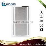 Cacuq supply wismec noisy cricket mod dual 18650 batteries noisy cricket mod