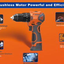 Powerful MECTE M-DD4-10 Electric Drill - 450W, Compact 10mm Drilling Machine thumbnail-4