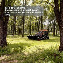 Remote Control Self Propelled 4-Stroke Flail Mower MTSK1000 EPA Euro5 Gasoline RC Lawn Mower 1000mm Cutting Width thumbnail-5