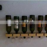 Деревянный винный стеллаж, полка для демонстрации бутылок вина, оптовый настенный держатель для бутылок вина