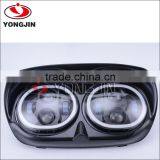 Led for Harley Twin Headlights for Harley 04-13 Road Glide Headlamp Motorcycle Dual Headlight