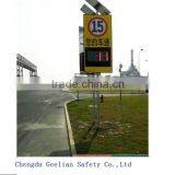 Radar Speed Detector Control Warning Solar LED Signs