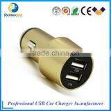 2016 New Product 5V 2.4A Portable Car Charger 2 Port USB Car Charger for Iphone Samsung Smartphone thumbnail-3