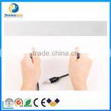 Tough Flat USB Data Cable Phone Charger Cable Sync Black Color USB2.0 Cable for IPhone5 thumbnail-5