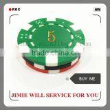 Casino Plastic Magnetic Poker Chips With Gold Stamping thumbnail-1