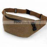 Personalized Brown Single Pocket Waist Bag Made Factory thumbnail-1