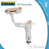 Wireless In Car Bluetooth FM Transmitter for Apple Android WP8 With Handsfree, Music Control and Charging thumbnail-2