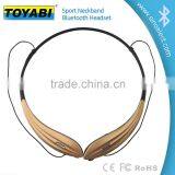 Newest Universal Wireless Bluetooth 4.0 Music Stereo Sports Headset Headphone W/microphone Vibration Neckband Style for IPhone thumbnail-1