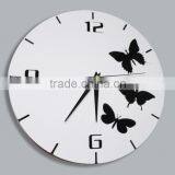ACC2010 DIY Butterfly Circle Acrylic Clock for Decoration thumbnail-3