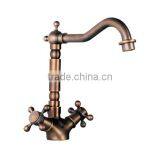 Royal Antique Brass Bathroom Faucet Dragon Faucet thumbnail-4