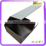 Kraft Paper Hand-made Cardboard Folded Gift Box With Silver/Glod Hot Stamping thumbnail-3