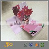 sample 3d birthday greeting card,standard/custom greeting card sizes