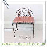 Restaurant Furniture Metal Frame Cafe Dining Chair thumbnail-3