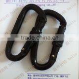 BLACK PLATED CARABINER QUICK LINK /WIRE ROPE ACCESSORY thumbnail-4