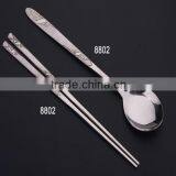 Unqiue and Speacil Design Metal Chopsticks and Stainless Steel Spoon thumbnail-1