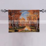 PLUS manufacture cotton yarn dyed jacquard wall hanging tapestry wholesale for decorative