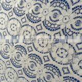 Global Elastic Fashionable Navy Blue Lace Dress Fabric thumbnail-4