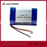 UL Rechargeable 523450 2s1p Lipo Battery 7.4v 1000mah for Portable Device thumbnail-2