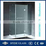 China hot sale 6mm tempered shower room screen glass