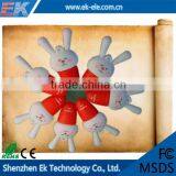 OEM Promotional Gift Pvc Cartoon Rabbit 8gb Usb Flash Drive Bulk