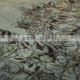 Handmade Turkish Carpet - Grayish Blue Over-dyed Rug (7,8 x 5,8 Feet) thumbnail-2