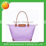 Fashionable Nylon Foldable College Student Shoulder Bag Hand Bag thumbnail-1