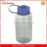 700ML BPA Free Plastic Clear Drink Bottle With Flat Lid thumbnail-1