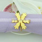 Table Decoration & Accessories Type Metal Alloy Snowflake Shape Napkin Ring thumbnail-2