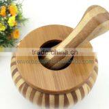 Custom Logo Bamboo Garlic Masher With Lid thumbnail-6