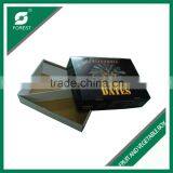 BLACK MATT CUSTOM CORRRUGATED FRUIT CARTONS RECYCLED MATERIAL PAPER PACKING BOXES FOR SALE