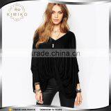 2015 Wholesale High Quality Fashion Kimono Sleeves Blouse thumbnail-1