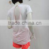 Leisure Simple Behind the Small Sexy With Refreshingly Loving Heart Shorts Pajamas Women thumbnail-4