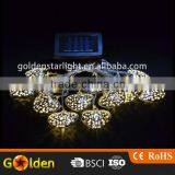 Outdoor Christmas Holiday Lamp Fairy Heart Led Solar Powered String Lights thumbnail-3