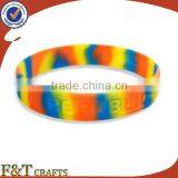 New Promotional Products Novelty Items Colorful Rainbow Silicone Lol Bracelet for Wholesale thumbnail-1
