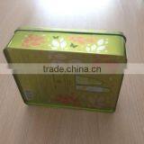 tin can for promotion factory price rectangle tin box perfume tin box