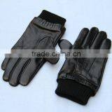 New Style Men Winter Black Genuine Leather Glove