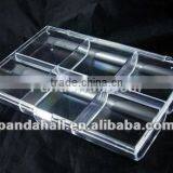 Clear Plastic Beads Storage Containers With Lid(C057Y)